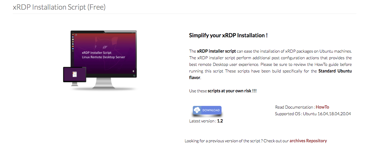 xRDP Installation Script (Free)